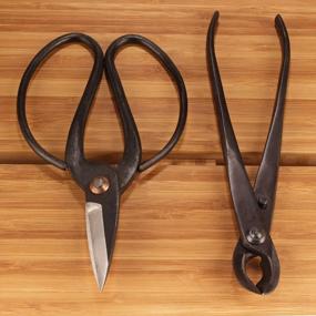 img 2 attached to Complete Bonsai Tool Kit - 8" Precision Concave Cutter And 7" Heavy-Duty Shears From BambooMN