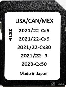 img 1 attached to 🗺️ Enhanced 2021/2022 Navigation SD Card for Cx5, Cx9, Cx50, Cx30, and 3 Models. Includes USA, CAN, and MEX Maps