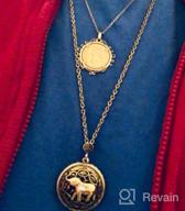 img 1 attached to 🌸 Floral-Engraved Elephant Magnifier Pendant Sweater Necklace for Women and Girls - DIY Charms review by Mark Tompkins