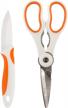 versatile and efficient: premium 4-in-1 kitchen shears and paring knife set - 10 sets logo