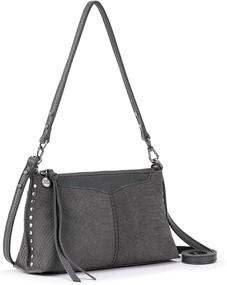 img 3 attached to Sak Silverlake Leather Crossbody Python Women's Handbags & Wallets ~ Crossbody Bags