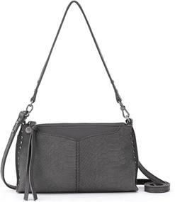 img 4 attached to Sak Silverlake Leather Crossbody Python Women's Handbags & Wallets ~ Crossbody Bags