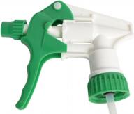 white and green trigger spray nozzle - 1 piece logo
