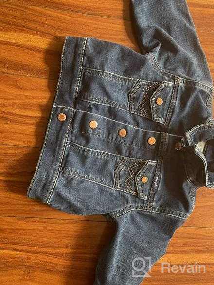 img 1 attached to Baby Boy's Unlined Denim Jacket by Wrangler review by Hartman Hernandez