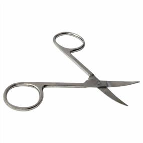 img 2 attached to HTS 182C5 Curved Oversized Stainless Steel Nail Scissors