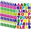 janegio 40-sheet colorful alphabet cardstock stickers a-z self adhesive letter decals logo