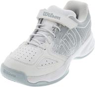 🎾 wilson kids tennis paradise peacock girls' athletic shoes: perfect for tennis enthusiasts! logo