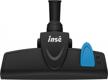 replacement inse i5 corded stick vacuum cleaner main floor head with switch button, blue brush compatible. logo