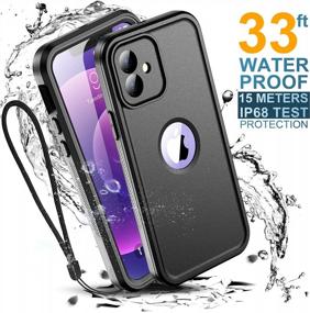 img 3 attached to Ultimate Protection For Your IPhone 12: Temdan 360 Waterproof Case With Full-Body Shockproof And Military Dropproof Capabilities