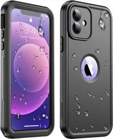 img 4 attached to Ultimate Protection For Your IPhone 12: Temdan 360 Waterproof Case With Full-Body Shockproof And Military Dropproof Capabilities