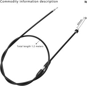 img 1 attached to 🔧 High-Quality Thumb Throttle Cable Assembly Replacement (7/8'' 22mm) for TaoTao ATV Quad, Go Kart, Pit Bike (50cc - 250cc)