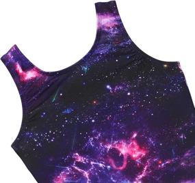 img 1 attached to JESKIDS Gymnastics Leotards & Biketards with Scrunchie | Girls' Activewear