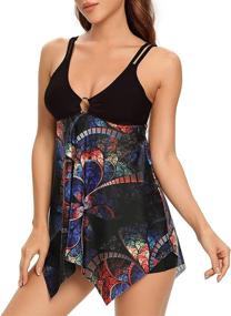 img 1 attached to BIKINX Tankini Bathing Swimsuit Swimwear Women's Clothing ~ Swimsuits & Cover Ups