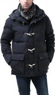 men's connor waterproof toggle down parka coat hooded jacket (regular & big and tall sizes) logo