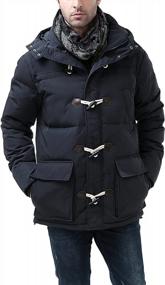 img 4 attached to Men'S Connor Waterproof Toggle Down Parka Coat Hooded Jacket (Regular & Big And Tall Sizes)