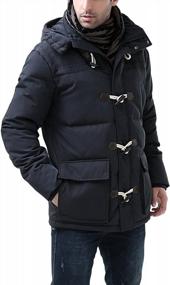 img 3 attached to Мужская непромокаемая куртка-парка Connor с капюшоном и капюшоном (обычные, большие и высокие размеры)