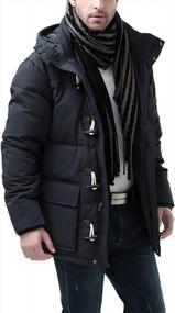 img 1 attached to Мужская непромокаемая куртка-парка Connor с капюшоном и капюшоном (обычные, большие и высокие размеры)