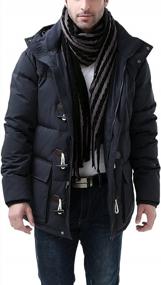 img 2 attached to Мужская непромокаемая куртка-парка Connor с капюшоном и капюшоном (обычные, большие и высокие размеры)