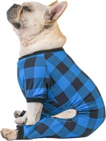 img 3 attached to 🌙 CuteBone Classic Plaid Small Dog Pajamas: Stylish and Stretchy Cat Clothes for Summer Daily Wear