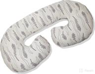 🤰 sleep touch lavender luxury pregnancy pillow - c shaped maternity body pillow for better sleep - bamboo cooling cover - side sleeper and cuddle support - greenguard certified logo