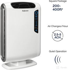 img 3 attached to 🌬️ Fellowes AeraMax 200 Air Purifier with True HEPA Filter - Eliminate Mold, Odors, Dust, Smoke, Allergens & Germs