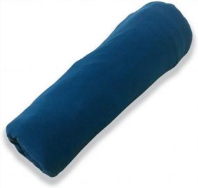img 4 attached to Blue Jersey Full Body Pillow Cover For INSEN Pregnancy Body Pillow And Long Bolster Pillow