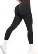 booty boosting anti-cellulite leggings: iuulfex scrunch butt textured high-waisted yoga pants for women's workout logo
