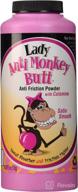 🐒 lady anti-monkey butt powder with cornstarch - 6 oz. net weight- health and beauty product логотип