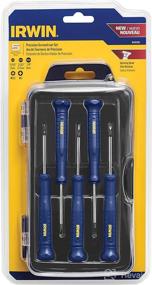 img 1 attached to 🛠️ Enhanced SEO: IRWIN Professional 5-Piece Precision Screwdriver Set (1949289)