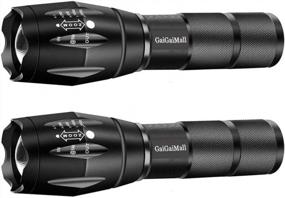 img 3 attached to 2 Pack Military Grade 3000 Lumen Flashlight And 2 Pack LED Headlamp Bundle