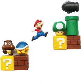 img 4 attached to Mario Decorative Refrigerator Magnets Kitchen Kit - Seiorca Fridge Magnets For School Office Fun Whiteboard Decoration