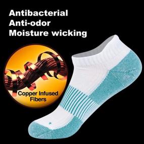 img 1 attached to Unisex Copper Compression Socks For Plantar Fasciitis, Arch Support & Circulation - Golf/Running