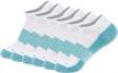 unisex copper compression socks for plantar fasciitis, arch support & circulation - golf/running logo