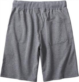 img 3 attached to Czzstance Mens Shorts Casual Cotton Athletic Shorts Drawstring Workout Running Shorts With Pockets
