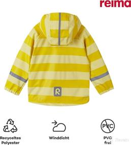 img 2 attached to 🧥 Reima Vesi Kids Waterproof Hooded Rain Jacket - Lightweight & Windproof Outdoor Coat for Kids