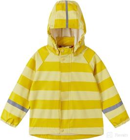 img 4 attached to 🧥 Reima Vesi Kids Waterproof Hooded Rain Jacket - Lightweight & Windproof Outdoor Coat for Kids