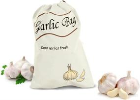 img 1 attached to 🥔 Extended Freshness Reusable Produce Bags: Onion, Potato & Garlic Storage 3-Pack