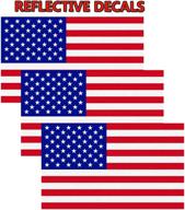 reflective subdued american flag sticker 3&#34 логотип