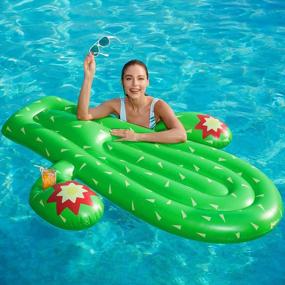 img 1 attached to Jasonwell Giant Pineapple Pool Float: Perfect For Summer Beach Parties!