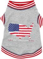 🐶 kyeese patriotic dog shirt: american flag tank top for small dogs on 4th of july independence day логотип