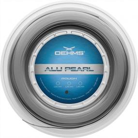 img 3 attached to Co-Poly Tennis Racket String, OEHMS Alu Pearl Rough 200M (660Ft) Reel Grooved