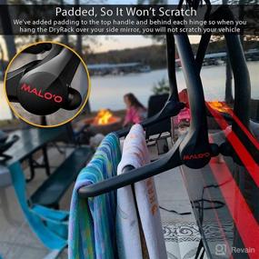 img 1 attached to 🚐 Malo'o RV Van Boat Drying Rack – Ideal for Wetsuit Drying, Camping, Fishing & Scuba Gear. Versatile RV Hanger with Suction Cup Included – Perfect for Home and Camper Accessories for Travel Trailers.