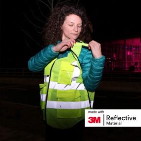 img 3 attached to 3M Salzmann Multi-Pocket High Visibility Reflective Work Vest With 3M Reflective Material