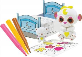 img 3 attached to PlayMonster Fuzzikins Fuzzi Babies Monkey — пушистая раскраска и игрушка — придумай и переделай — для детей от 4 лет