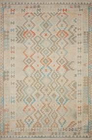 img 3 attached to Loloi Justina Blakeney X Malik Collection Natural And Multi-Colored Contemporary Accent Rug - 2'3" X 3'9