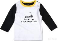 defahn toddler baby girl boy t-shirt - long sleeve graphic shirts blouse made of cotton - spring clothes for girls логотип