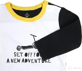 img 1 attached to DEFAHN Toddler Baby Girl Boy T-Shirt - Long Sleeve Graphic Shirts Blouse Made of Cotton - Spring Clothes for Girls