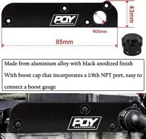 img 4 attached to PQY PCV Adapter FSI Torque Solution Billet with Boost Cap Kit PCV Delete Plate Kit for VW/Audi/SEAT/Skoda 2.0T - Enhanced Performance & Logo Design