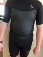 img 1 attached to Men'S And Women'S 2/3Mm Shorty Wetsuit For Snorkeling, Surfing, Kayaking, Scuba Diving - Front/Back Zip Spring Suit With Short Sleeves - 7 Sizes review by Jacob Morrison