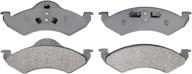 🔷 acdelco silver 14d820m: premium semi-metallic front disc brake pad set логотип